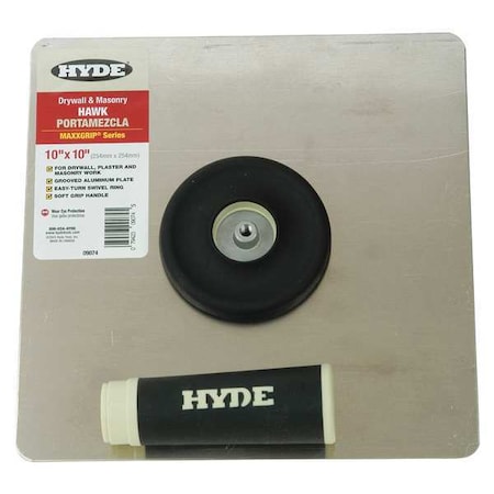 Drywall Hawk, 10"L, 10"W, Al, ProForm