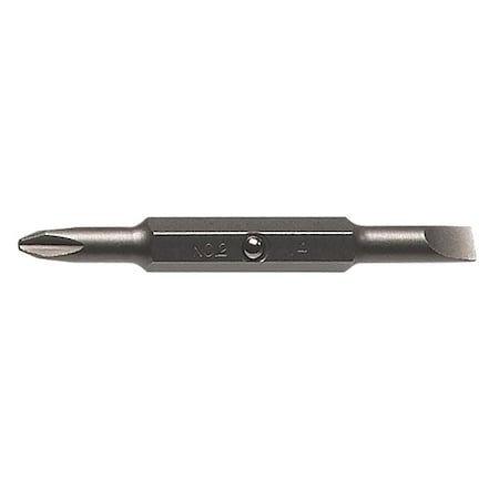 3/16 In. Slotted-No.1 Phillips Bit