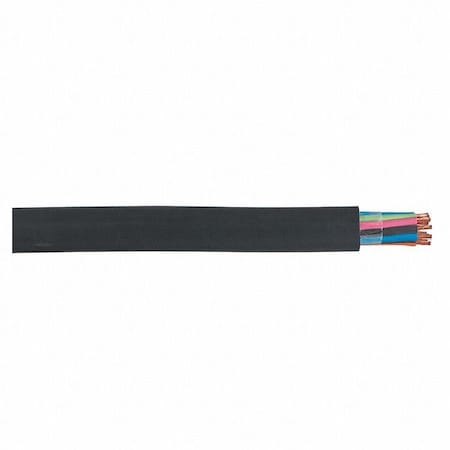 Cord,12/5 SOOW 600V-Blk-500 RL