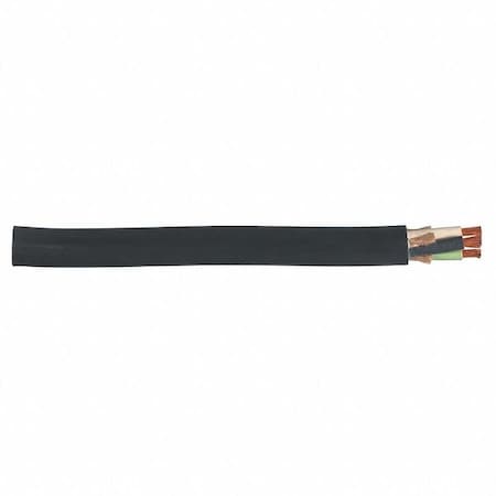 SOOW, Portable Cord, 8 AWG, Black, Carolprene, 250 ft
