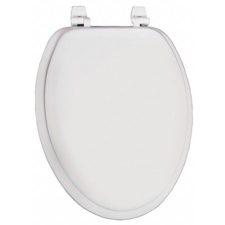 Bidet Toilet Seat With Cover, Molded Wood, Elongated, White