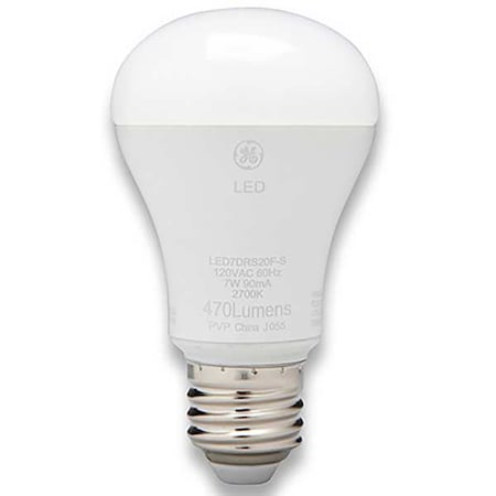 LED 7W, R20, Med, E26, White