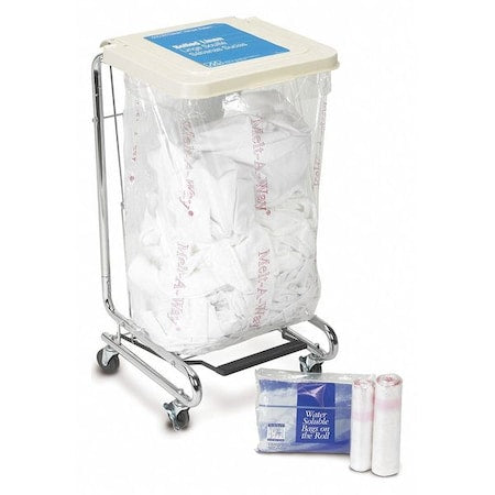 Watr Soluble Bag, 28x39"", Stndrd, Clr, PK100