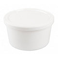 Specimen Container w/Lid, 8 oz., Wht, PK250