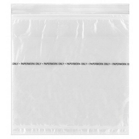 Specimen Transport Bag, 8x8", Clear, PK1000