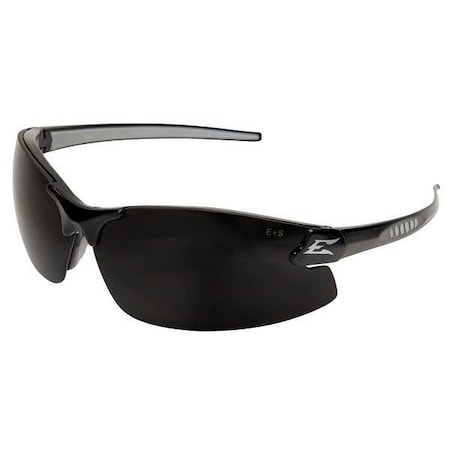 Zorge G2, Safety Glasses, Anti-Scratch, Gray Lens, Black Frame, Half-Frame