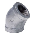 6"" FNPT Galvanized 45 Degree Elbow