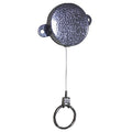 Key Reel, Chrome, Sheathed Steel Cable, Chrome Texture