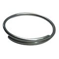 Split Key Ring, Gray, Steel, Split Ring, Zinc Plated 1000 PK