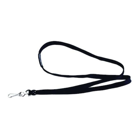 Badge Lanyard, Black, PK10
