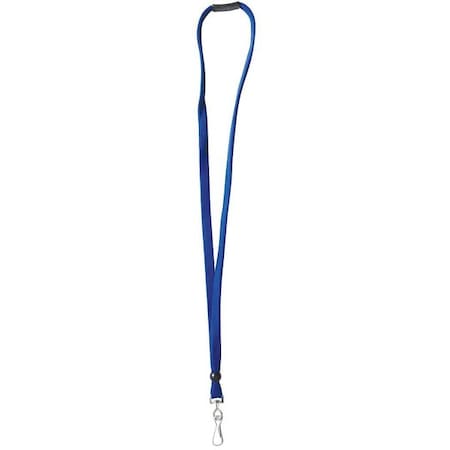 Lanyard, Blue, Single Color, 10 PK