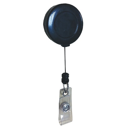 Badge Holder, Black, Single Color, 10 PK
