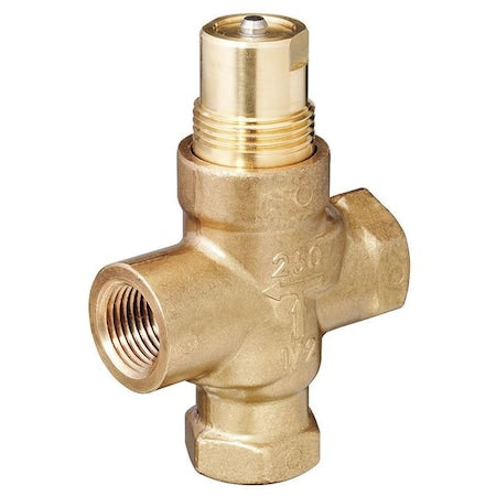 Hydronic Globe Valve, Three-Way, 1/2 in
