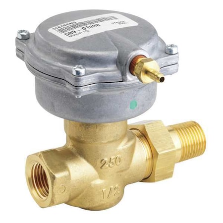 Zone Valve, NO, Brass, 1/2 in NPT