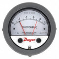 Pressure switch/gage, range 0-2"" w.c., .05 minor divisions.