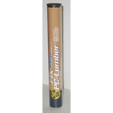 Putty, 2 oz Container Size, Tube, PC-Lumber, Brown/White