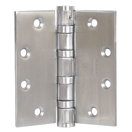 Door and Butt Hinge, 304 Stainless steel, Full Mortise Mounting, 2 1/4 in Leaf W x 5 in Leaf H