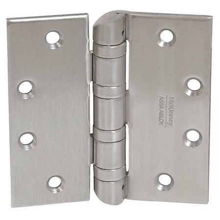 Door and Butt Hinge, Steel, Full Mortise Mounting, Not Applicable Leaf W x 8 in Leaf H, Dull Chrome