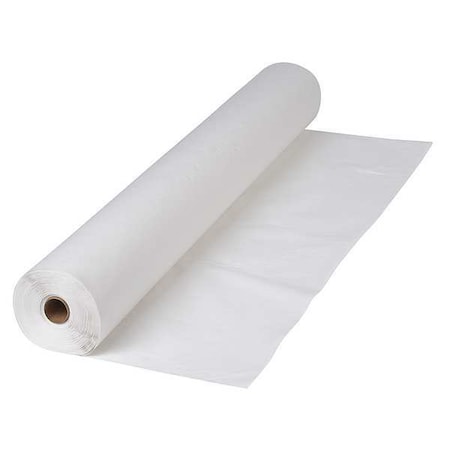 Table Cover, Plastic, 40in.x300ft., White