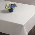 Table Cover, Plastic, 82 In., White, PK12