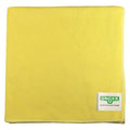 Microfiber Cloth Wipe 15" x 16", Yellow