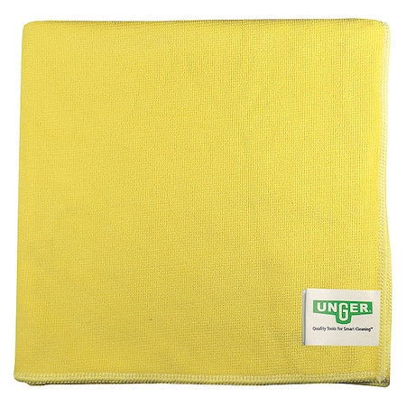 Microfiber Cloth Wipe 15" x 16", Yellow
