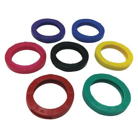 Key Identifier, Multicolor, Silica Rubber, Medium, 20 PK