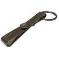 Belt Key Holder, Silver, Steel, Clip-On Double Locking, Nickel Plated