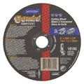 Abrasive Cut-Off Wheel, Type 1, 6 in Dia, 0.0938 in Thick, 7/8 in Arbor Hole Size, Aluminum Oxide