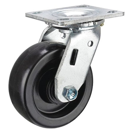 Swivel Plt Cstr, Polypropylene, 6in, 650 lb
