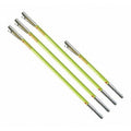 Extension Pole Kit, Fiberglass Handle, Foam Grip, 21 ft Tool L