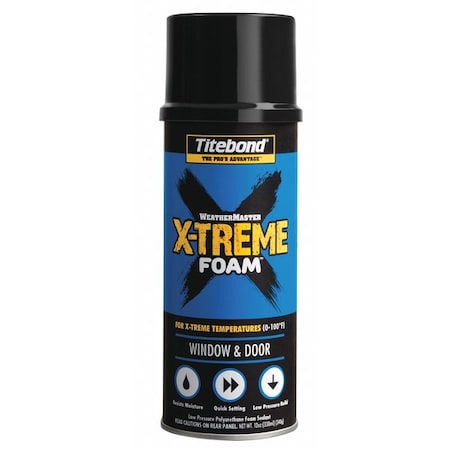 Spray Foam Sealant, 12 oz, Aerosol Can, 12 PK