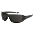 Captain, Safety Glasses, Anti-Fog & Anti-Scratch, Gray Lens, Gray Frame, Frameless, 1 PR