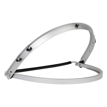 Face Shield Bracket, Silver, Aluminum