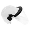 Face Shield Bracket, Clear, Plastic, Single Crown