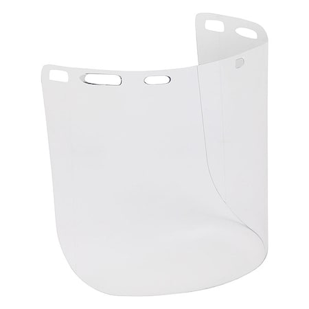Face Shield Visor, Clear Visor, 8 in Height