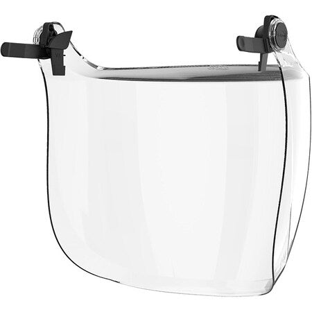 Face Shield, Clear Visor, 7 in Height, Not Applicable Suspension