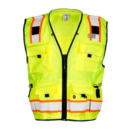 High Visibility Vest, Class 2, XL, Lime
