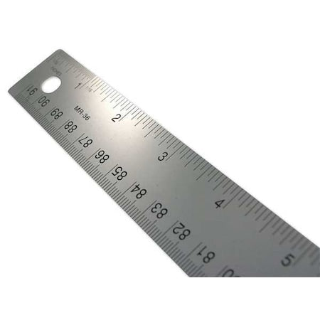 Ruler, Metal, 1st Inch 32nds - Rest 16ths