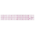 Ruler, Plastic, Lined, 16ths, 6in, Transparnt