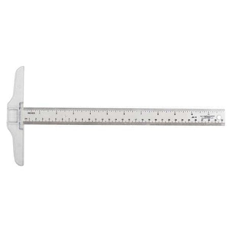 T-Square, Polystyrene, Transparent, 12in