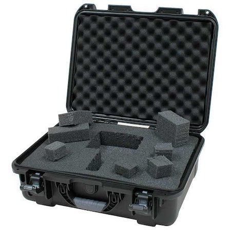 Black Protective Case, 19.8"L x 16"W x 7.6"D