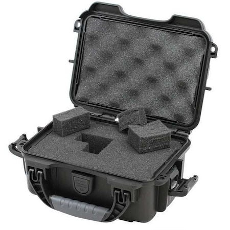Black Protective Case, 9.1"L x 6.8"W x 3.8"D