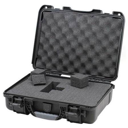 Black Protective Case, 14.3"L x 11.1"W x 4.7"D