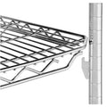 Wire ShlfPst, 34 1/2 x1 in, Quick Slot, PK4
