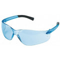 BearKat (BK2), Safety Glasses, Duramass Hard Coat, Light Blue Lens, Light Blue Arms, Frameless