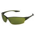 Law (LW2), Welding Safety Glasses, Anti-Scratch, Green Filter 3.0 Lens, Green Frame, Frameless
