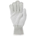 Cut Resistant Coated Gloves, Cut Level A9 , Dotted , PVC , Smooth , M