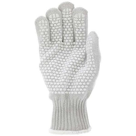 Cut Resistant Coated Gloves, Cut Level A9 , Dotted , PVC , Smooth , M
