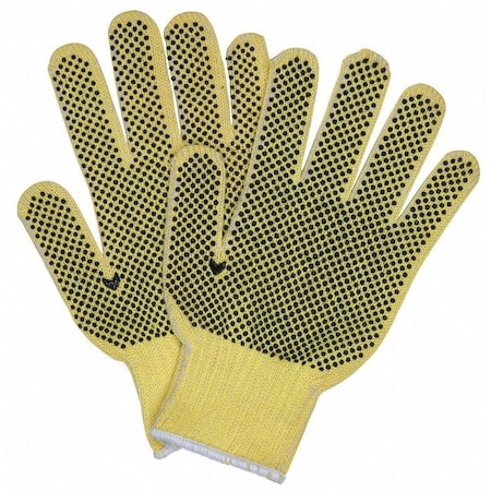 Cut Resistant Coated Gloves, Cut Level A2 , Dotted , PVC , Dotted , XL 12 PK